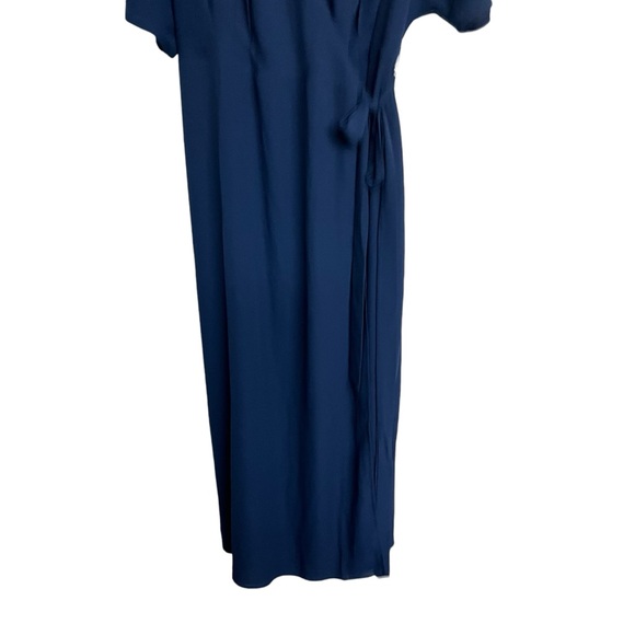New Standards & Practices Short Sleeve Wrap Maxi Dress - Picture 5 of 7